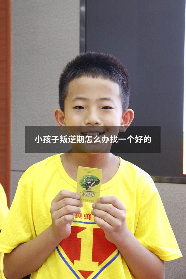小孩子叛逆期怎么办找一个好的