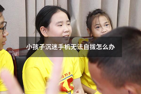 小孩子沉迷手机无法自拔怎么办