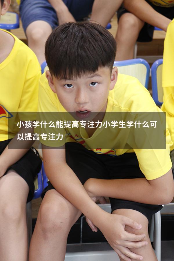 小孩学什么能提高专注力（小学生学什么可以提高专注力）