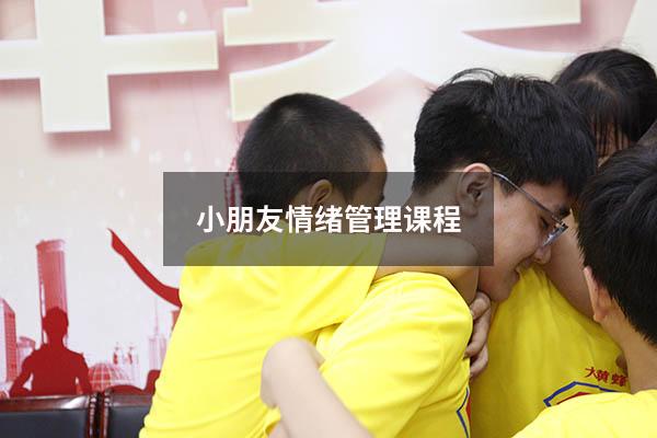 小朋友情绪管理课程