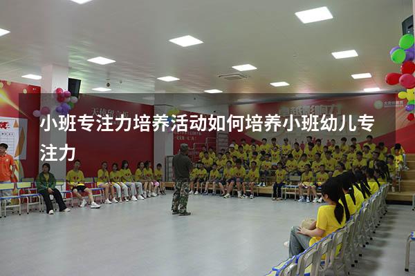 小班专注力培养活动（如何培养小班幼儿专注力）