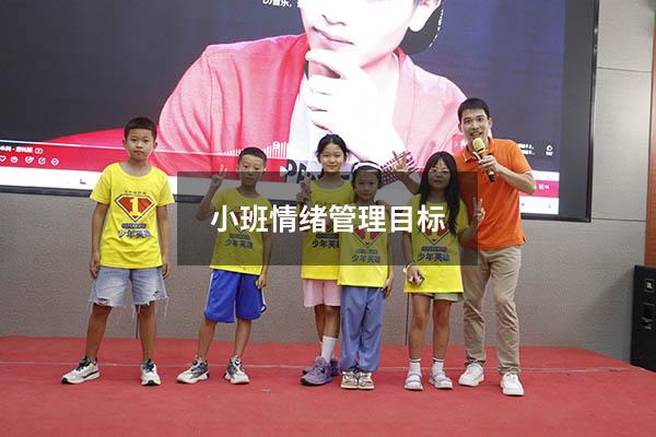 小班情绪管理目标