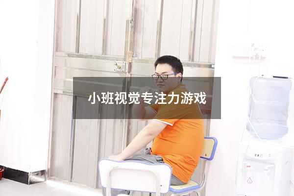 小班视觉专注力游戏