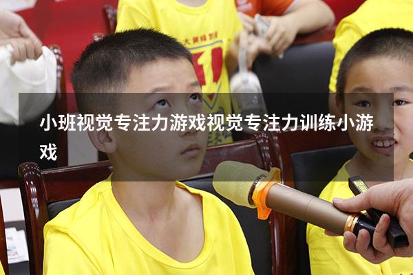 小班视觉专注力游戏（视觉专注力训练小游戏）