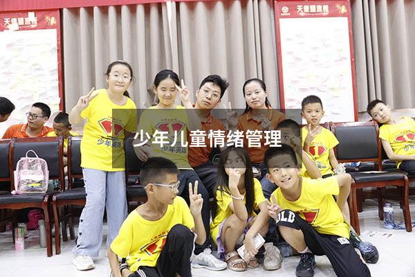 少年儿童情绪管理