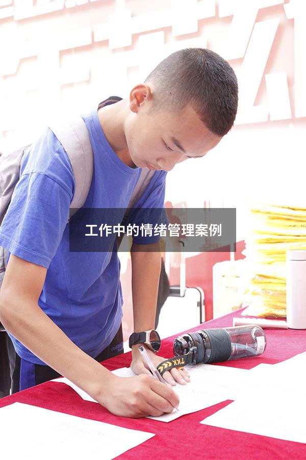 工作中的情绪管理案例