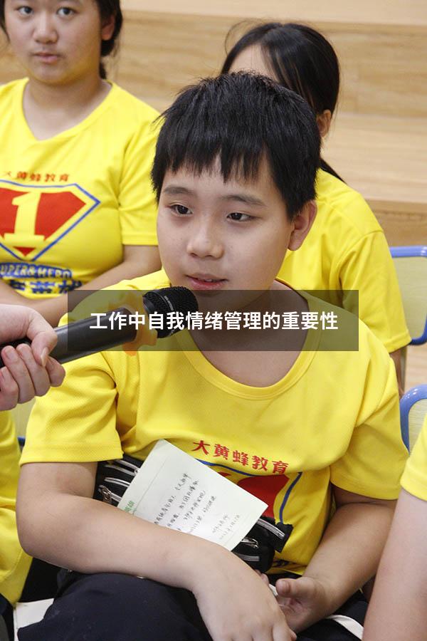 工作中自我情绪管理的重要性