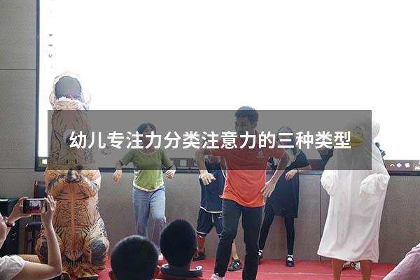 幼儿专注力分类（注意力的三种类型）
