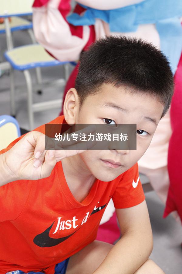 幼儿专注力游戏目标