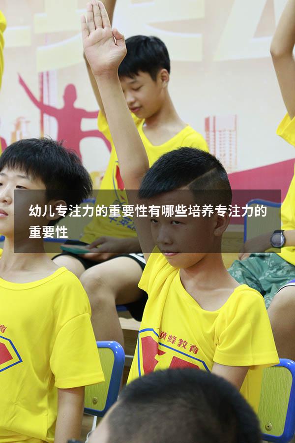 幼儿专注力的重要性有哪些（培养专注力的重要性）