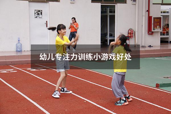 幼儿专注力训练小游戏好处