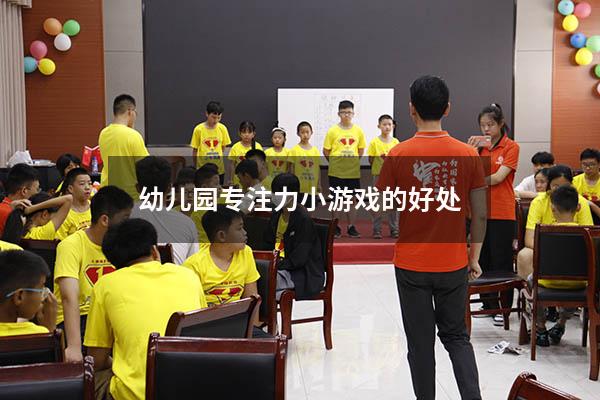 幼儿园专注力小游戏的好处