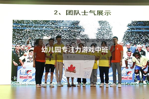 幼儿园专注力游戏中班