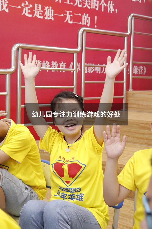 幼儿园专注力训练游戏的好处