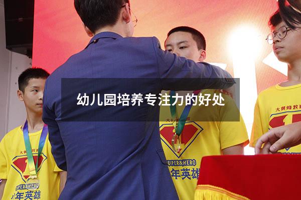 幼儿园培养专注力的好处
