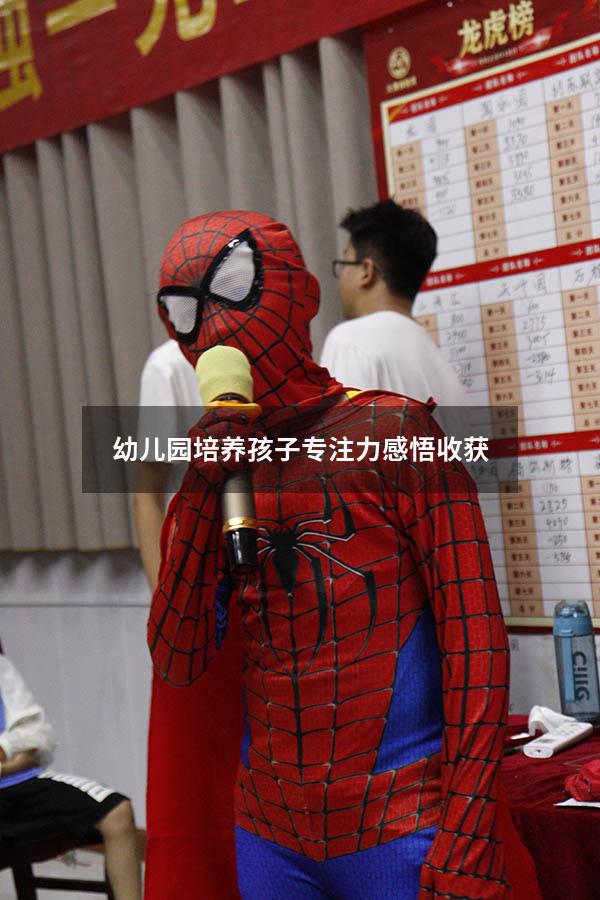 幼儿园培养孩子专注力感悟收获