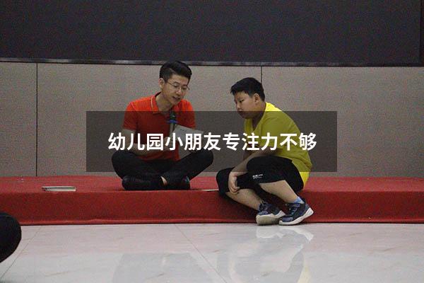 幼儿园小朋友专注力不够