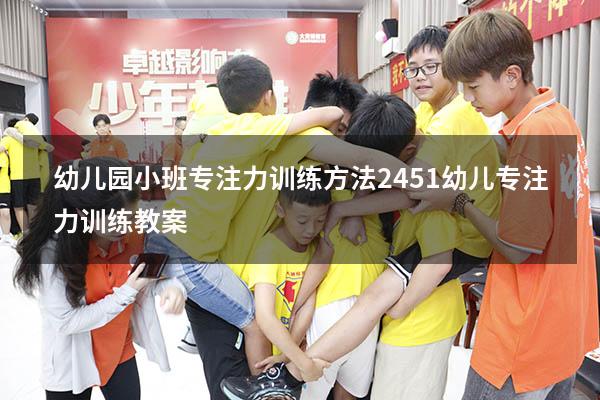 幼儿园小班专注力训练方法2451（幼儿专注力训练教案）