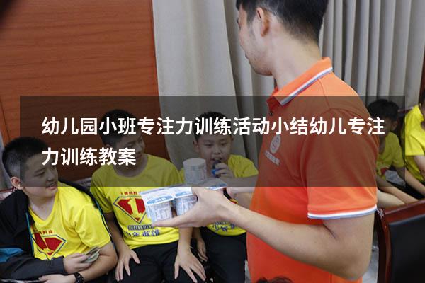 幼儿园小班专注力训练活动小结（幼儿专注力训练教案）