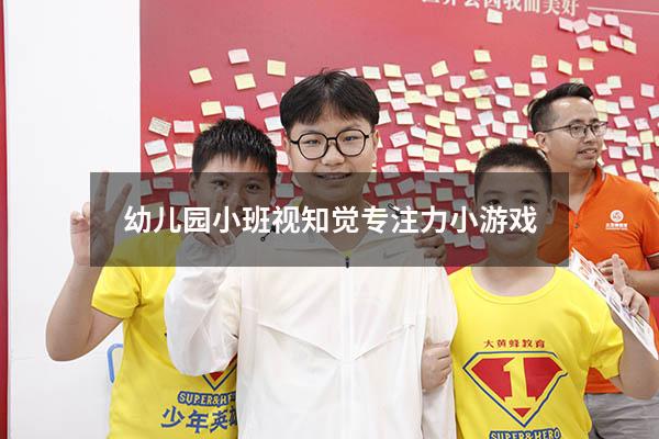 幼儿园小班视知觉专注力小游戏