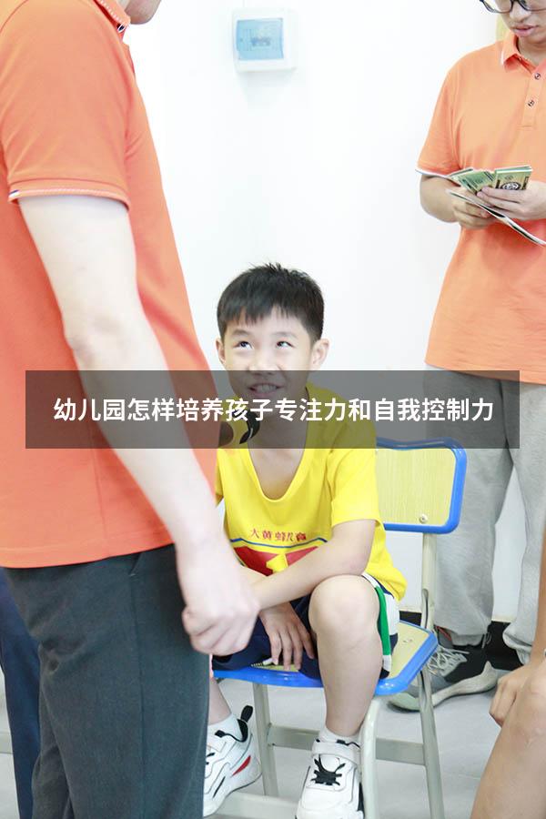 幼儿园怎样培养孩子专注力和自我控制力