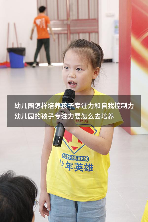 幼儿园怎样培养孩子专注力和自我控制力（幼儿园的孩子专注力要怎么去培养）