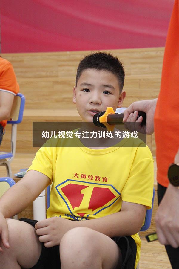 幼儿视觉专注力训练的游戏