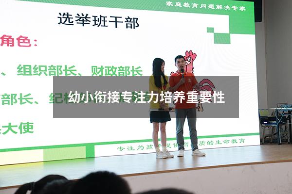 幼小衔接专注力培养重要性