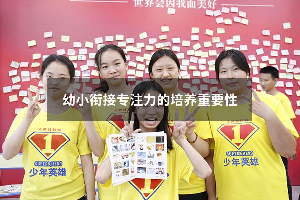 幼小衔接专注力的培养重要性