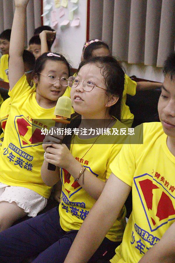 幼小衔接专注力训练及反思