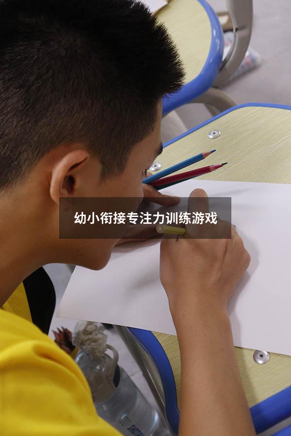 幼小衔接专注力训练游戏