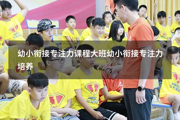 幼小衔接专注力课程（大班幼小衔接专注力培养）