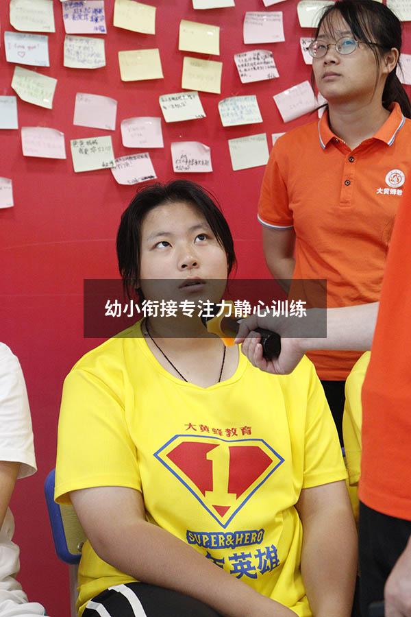 幼小衔接专注力静心训练