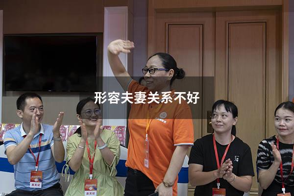 形容夫妻关系不好