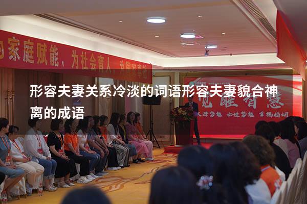 形容夫妻关系冷淡的词语（形容夫妻貌合神离的成语）