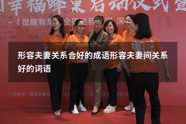 形容夫妻关系合好的成语（形容夫妻间关系好的词语）
