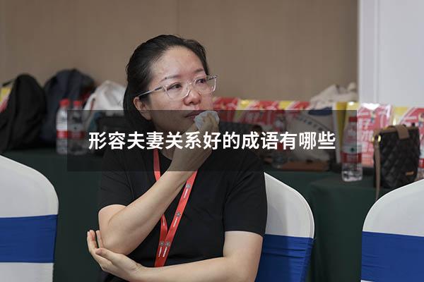 形容夫妻关系好的成语有哪些