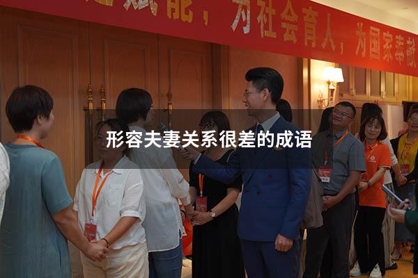 形容夫妻关系很差的成语