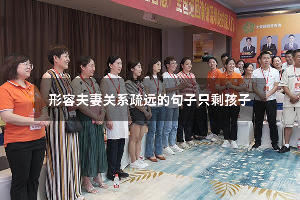 形容夫妻关系疏远的句子只剩孩子