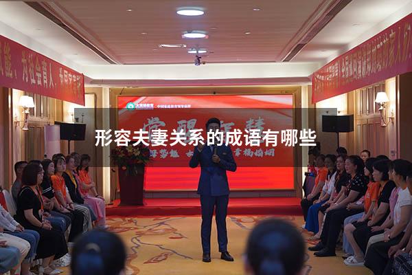 形容夫妻关系的成语有哪些