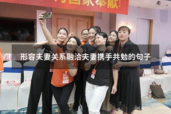 形容夫妻关系融洽（夫妻携手共勉的句子）