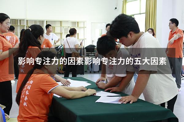 影响专注力的因素（影响专注力的五大因素）