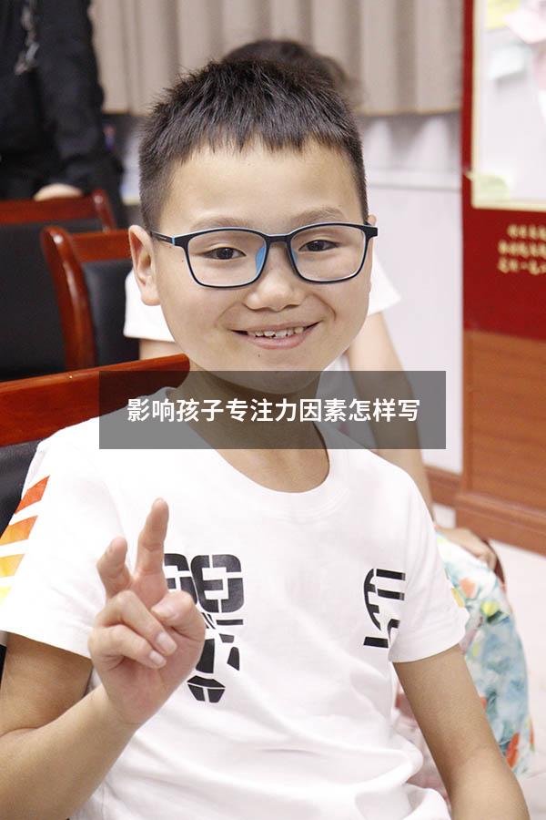 影响孩子专注力因素怎样写