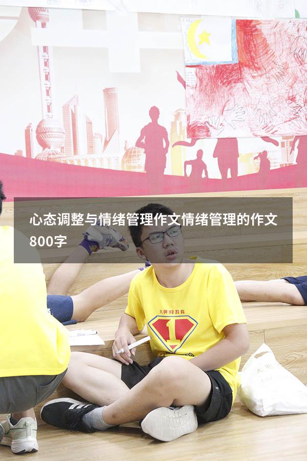 心态调整与情绪管理作文（情绪管理的作文800字）