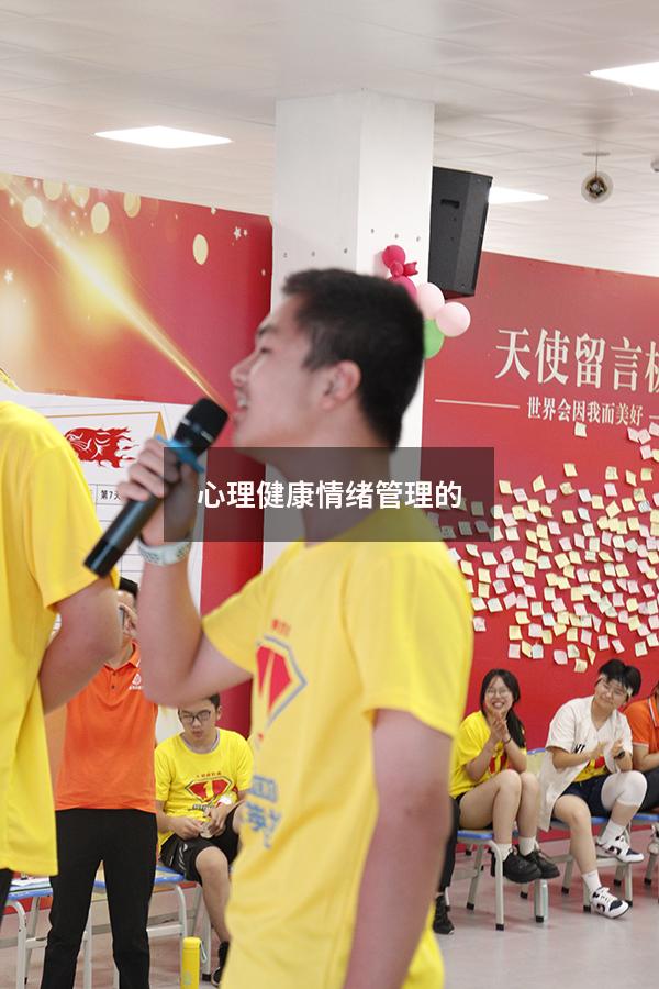 心理健康情绪管理的