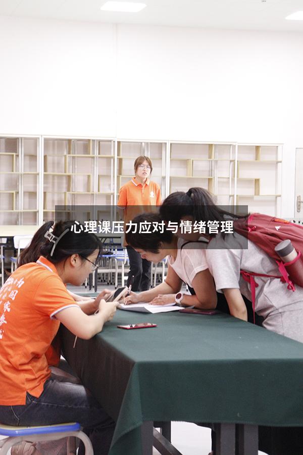 心理课压力应对与情绪管理