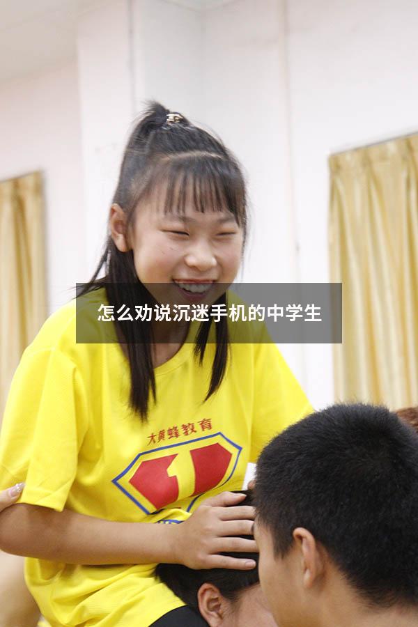 怎么劝说沉迷手机的中学生