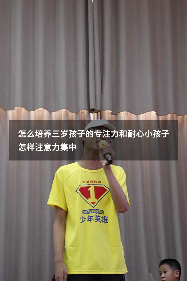 怎么培养三岁孩子的专注力和耐心（小孩子怎样注意力集中）