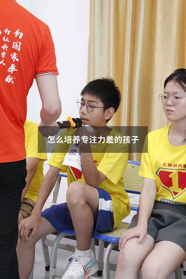 怎么培养专注力差的孩子