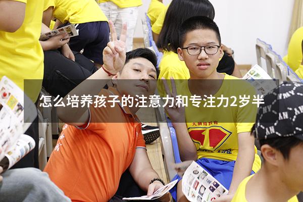 怎么培养孩子的注意力和专注力2岁半
